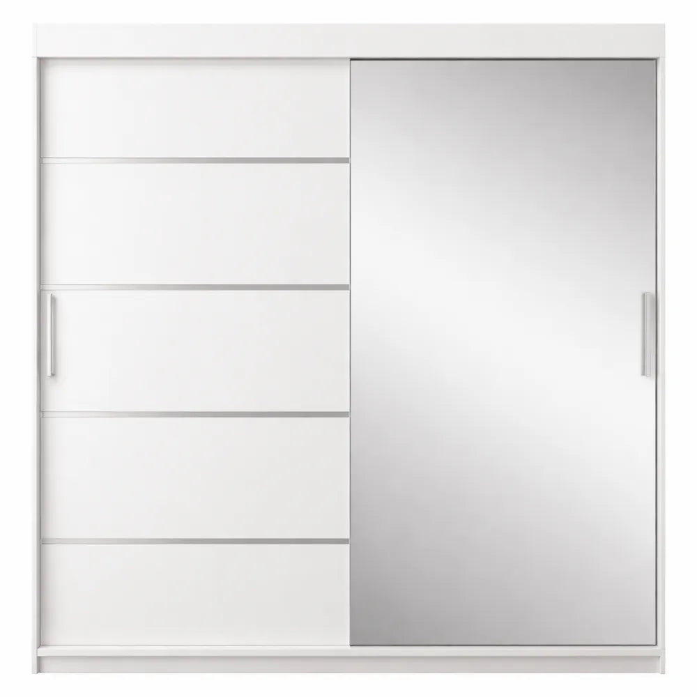 Armoire avec portes coulissantes miroir pour chambre