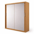 Armoire 3 portes coulissantes miroir pour chambre adulte