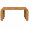 Banc de bout de lit en rotin naturel 100 cm